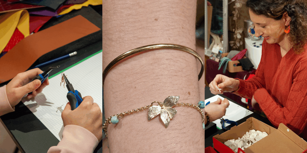 Vous cherchez une idée cadeau qui sorte de l’ordinaire et vivre un moment unique ?
Je vous ouvre les portes de mon atelier pour vous offrir un instant de partage et de convivialité, seule ou avec vos proches ! L’atelier ludique est une idée originale pour un EVJF, un anniversaire, un cadeau pour soi ou pour un proche, à faire seule ou à plusieurs.