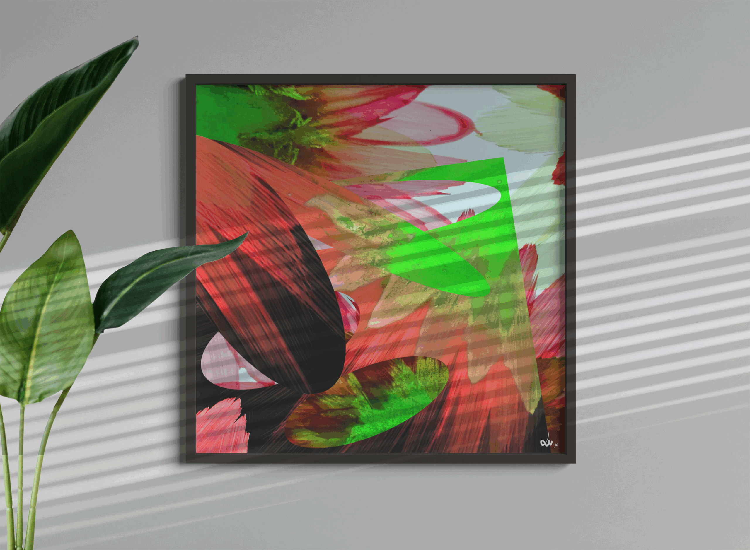 Création originale, décoration interieur, illustration décorative et poétique impression numérique