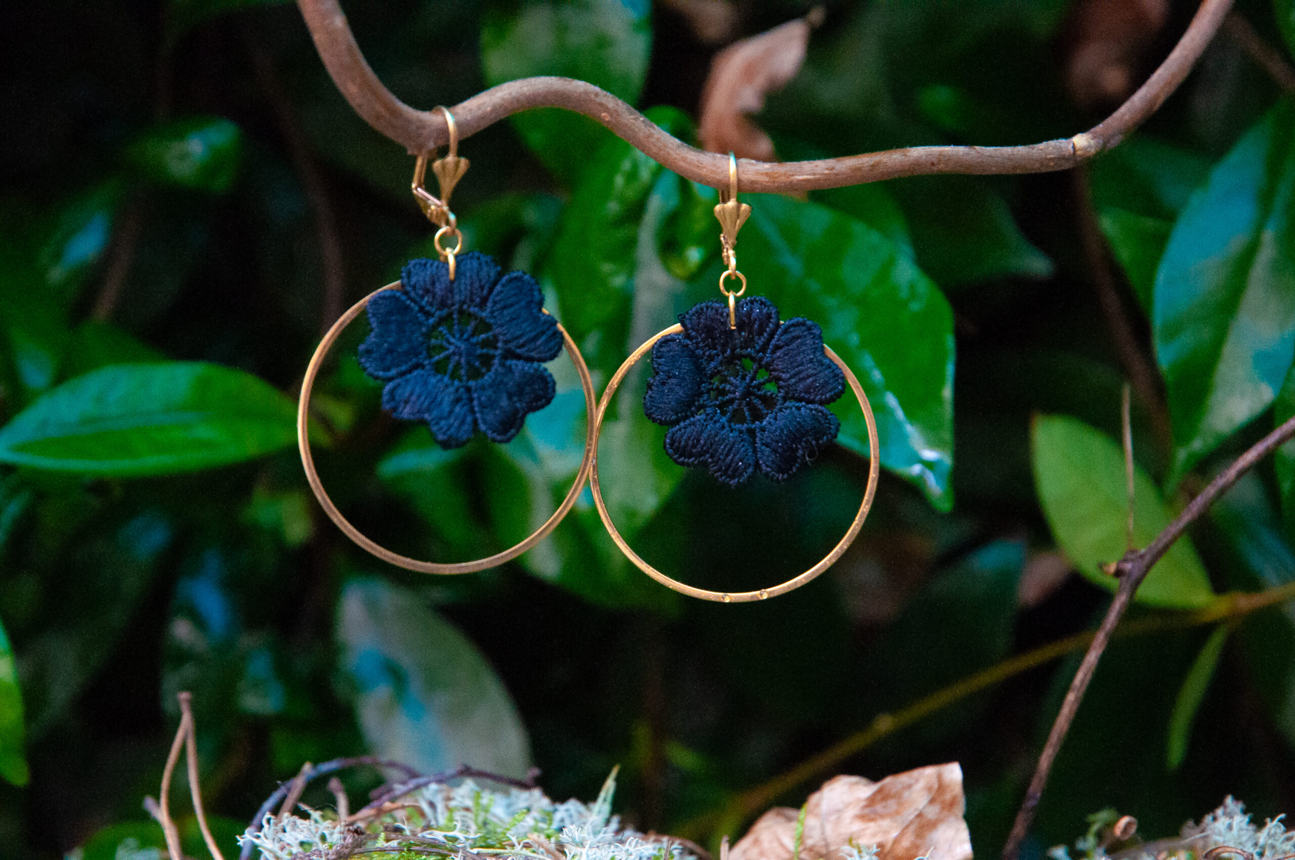 Créoles rock and roll circle